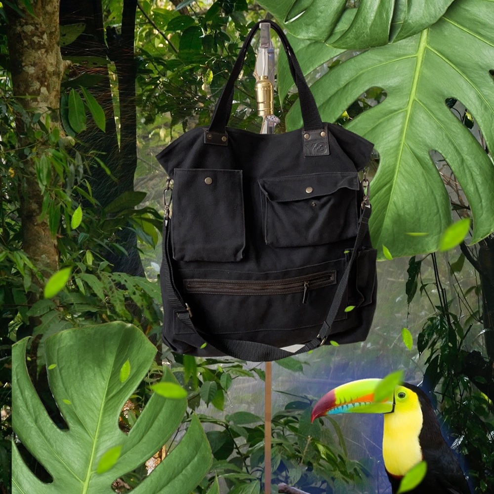 Y-3 tote canvas bag